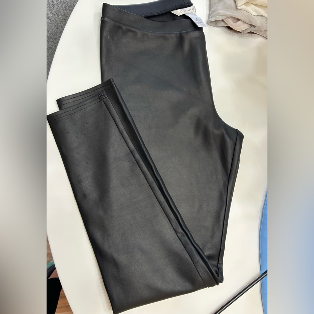 Never Worn Lauren Conrad Black Faux Leather Leggings